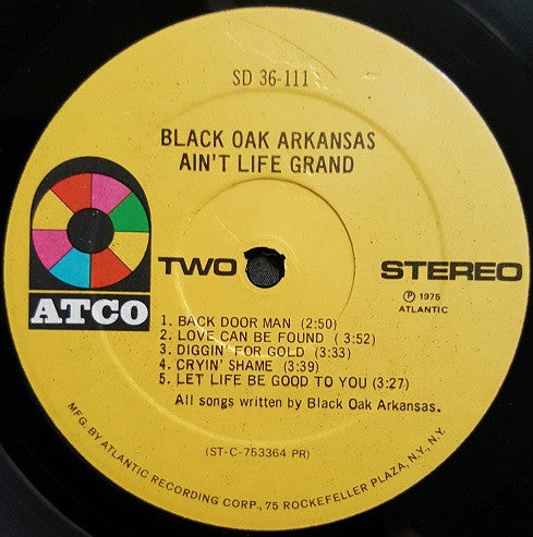 Ain't Life Grand - secondary