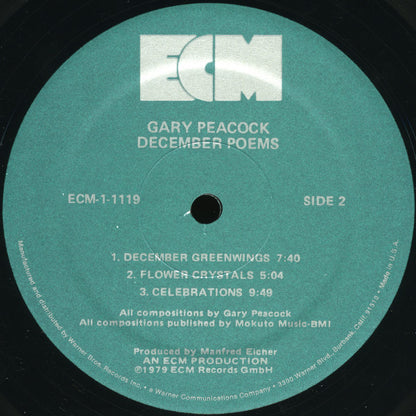 December Poems - secondary