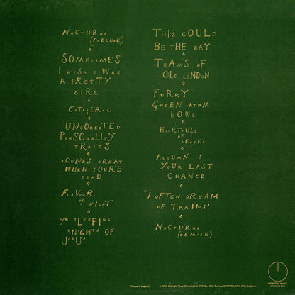 I Often Dream Of Trains - secondary