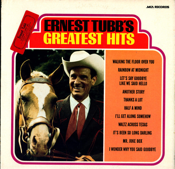 Ernest Tubb's Greatest Hits - primary