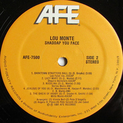 Lou Monte - Shaddap You Face