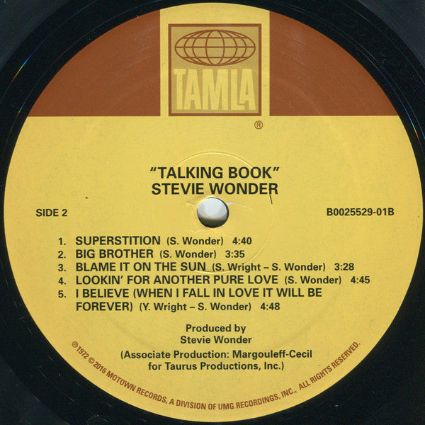 Talking Book - secondary
