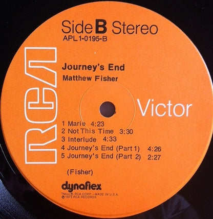 Journey's End - secondary