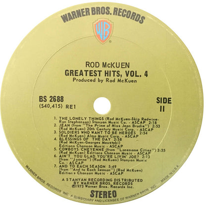 Greatest Hits, Vol. 4 - secondary