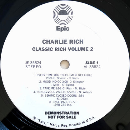 Charlie Rich - Classic Rich Vol. 2