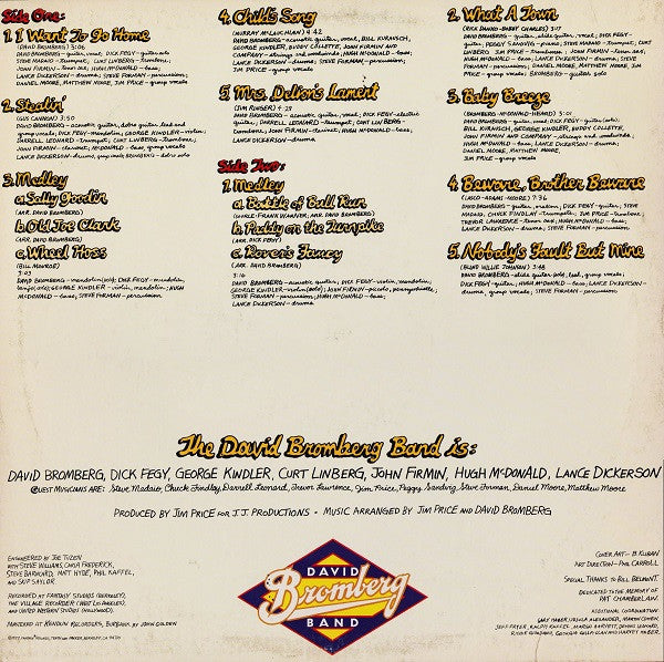 David Bromberg Band - Reckless Abandon