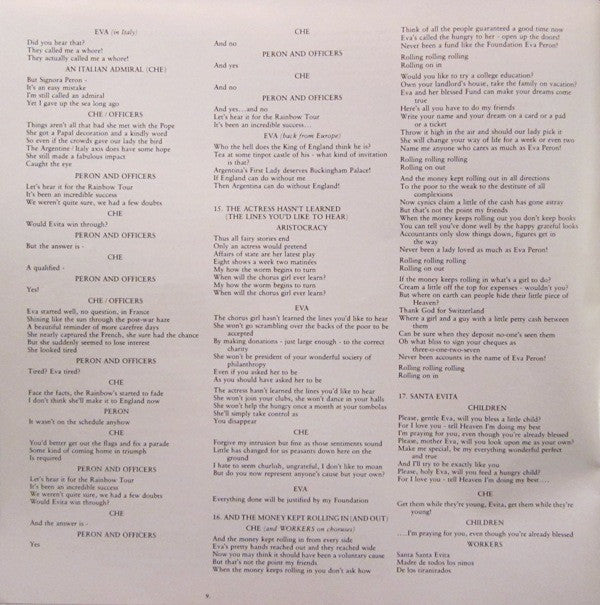 Andrew Lloyd Webber, Tim Rice - Evita: Premiere American Recording