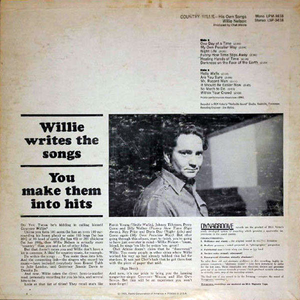Country Willie - His Own Songs - secondary