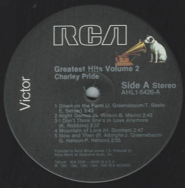 Charley Pride - Greatest Hits, Volume 2