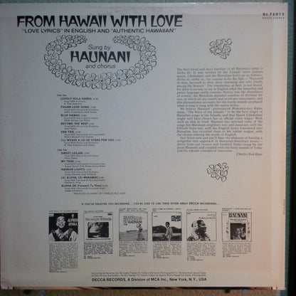 Haunani Kahalewai - From Hawaii With Love