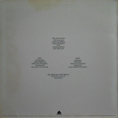 The Alpha Band - secondary