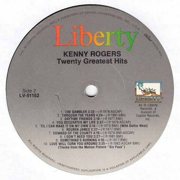 Twenty Greatest Hits - secondary