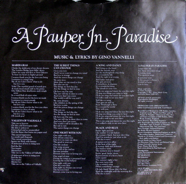 A Pauper In Paradise - secondary