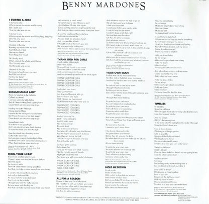 Benny Mardones - Thank God For Girls