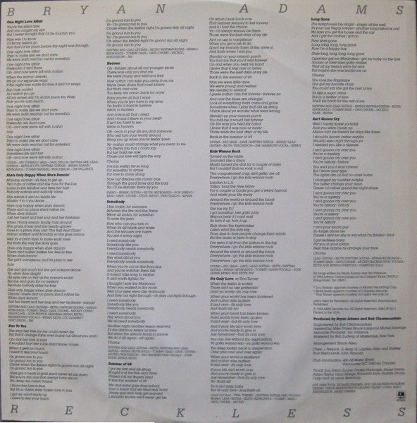 Reckless - secondary