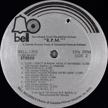 R.P.M. (The Original Motion Picture Soundtrack) - secondary