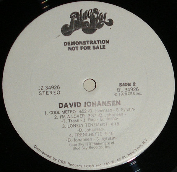 David Johansen - secondary