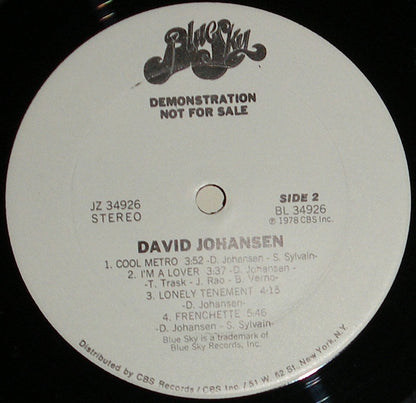 David Johansen - secondary