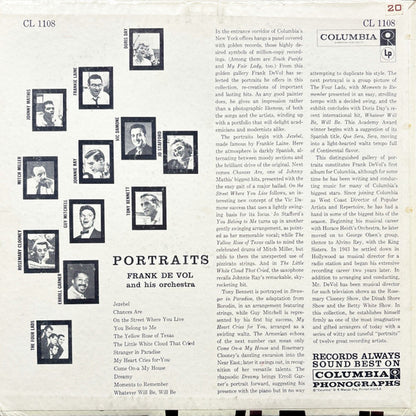 Frank De Vol And His Orchestra - Portraits