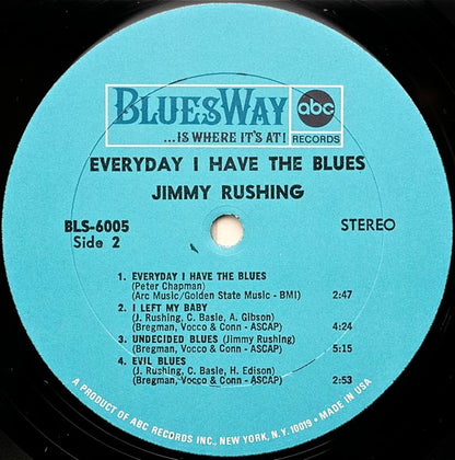 Jimmy Rushing, Oliver Nelson And His Orchestra - Every Day I Have The Blues