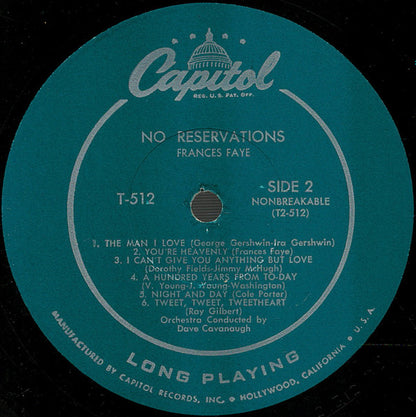Frances Faye - No Reservations