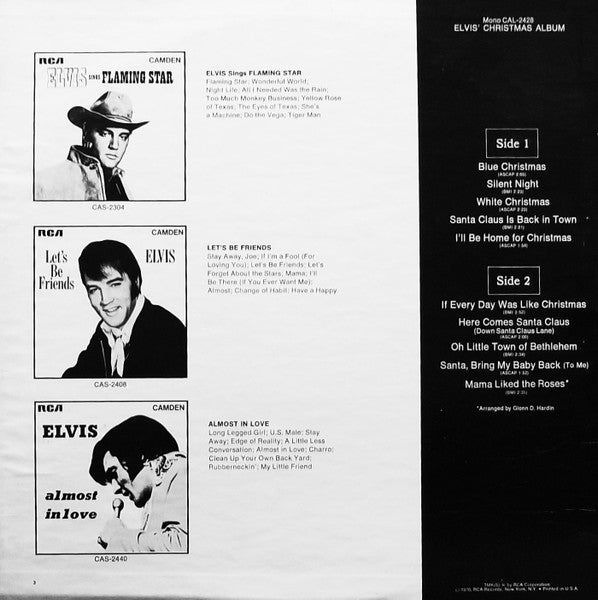 Elvis' Christmas Album - secondary