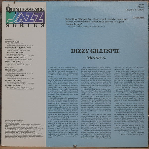Dizzy Gillespie - Manteca