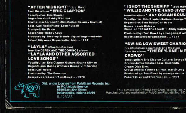 Time Pieces - The Best Of Eric Clapton - secondary