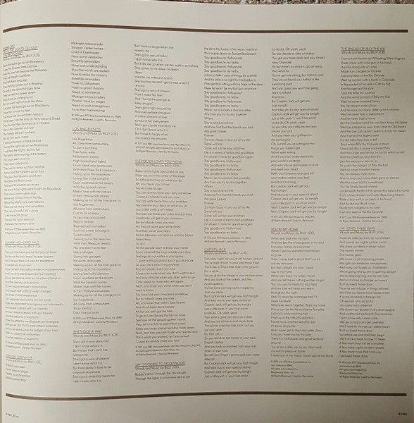 Songs In The Attic - secondary