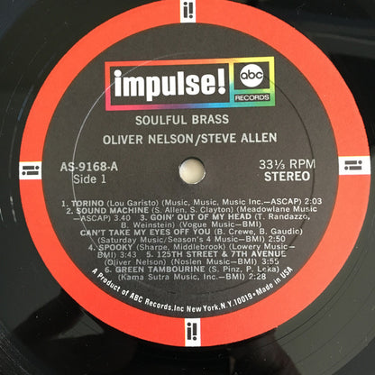 Oliver Nelson, Steve Allen - Soulful Brass