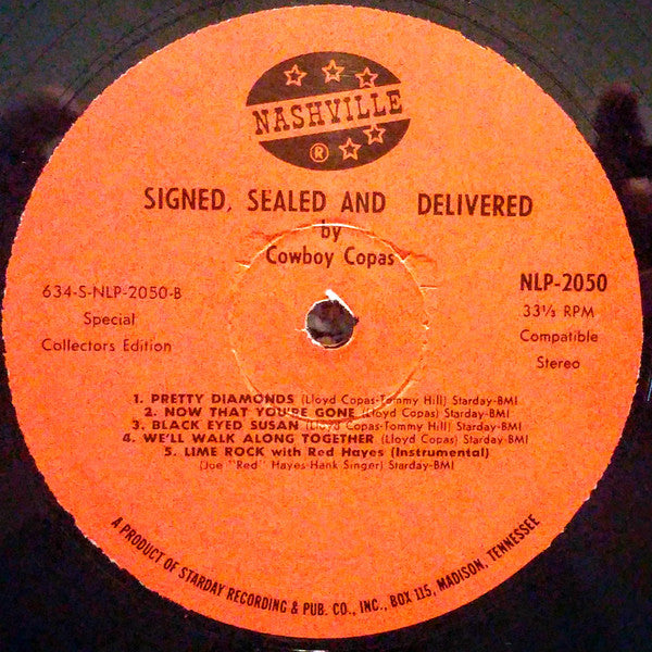 Cowboy Copas - Signed, Sealed & Delivered