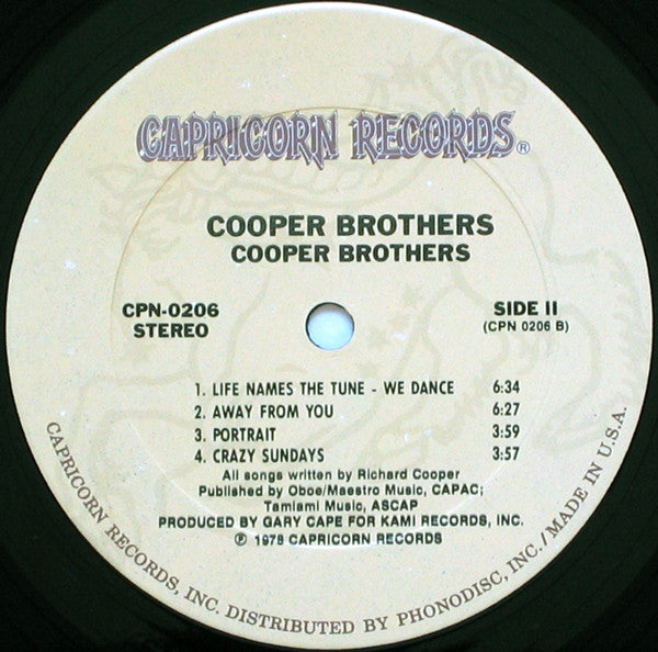 Cooper Brothers - secondary