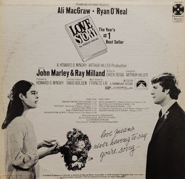Love Story - Music From The Original Soundtrack - secondary