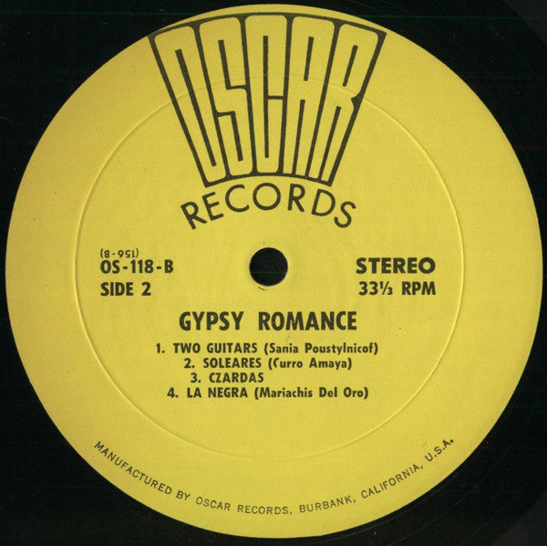 Various - Gypsy Romance From All Over The World