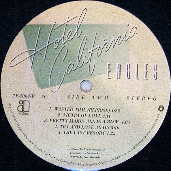 Hotel California - secondary