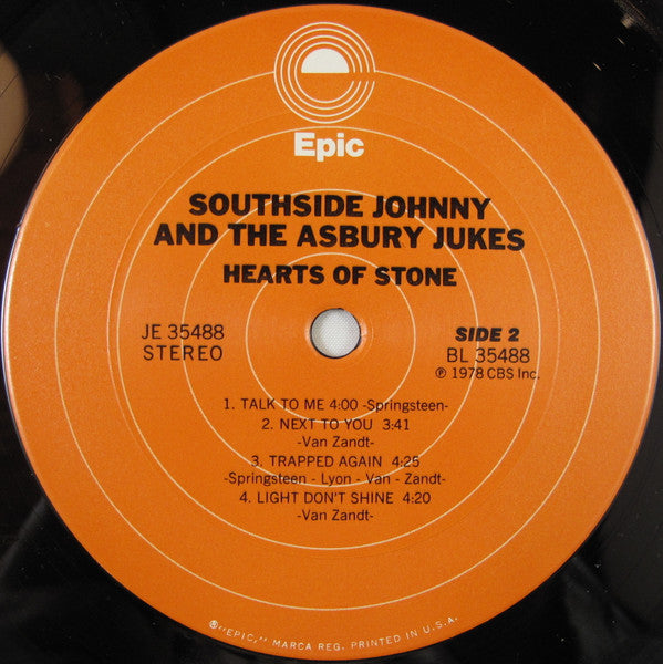 Southside Johnny & The Asbury Jukes - Hearts Of Stone