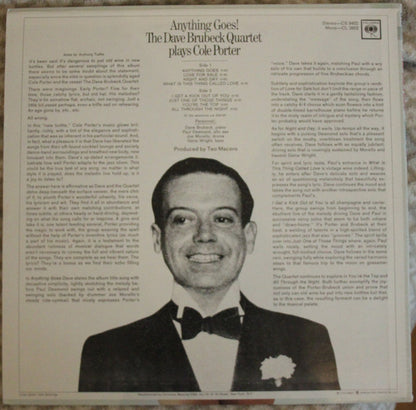 Anything Goes! The Dave Brubeck Quartet Plays Cole Porter - secondary