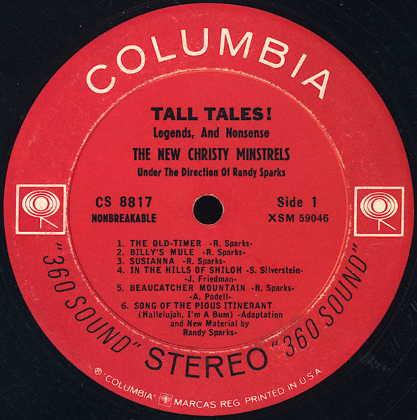 The New Christy Minstrels Tell Tall Tales! Legends And Nonsense - secondary