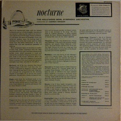 The Hollywood Bowl Symphony Orchestra, Carmen Dragon - Nocturne