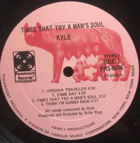 Times That Try A Man's Soul - secondary