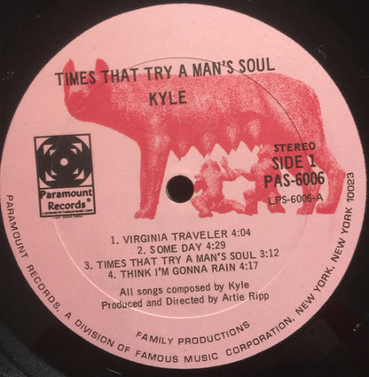 Times That Try A Man's Soul - secondary