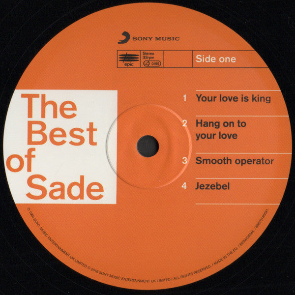 The Best Of Sade - secondary