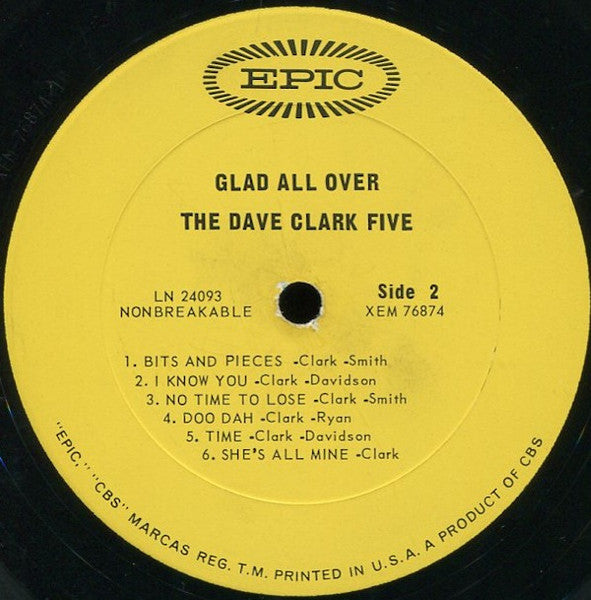 Glad All Over - secondary