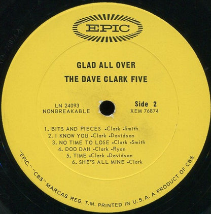 Glad All Over - secondary
