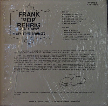 Frank 'Pop' Rehrig At His Best - Plays Your Requests - secondary
