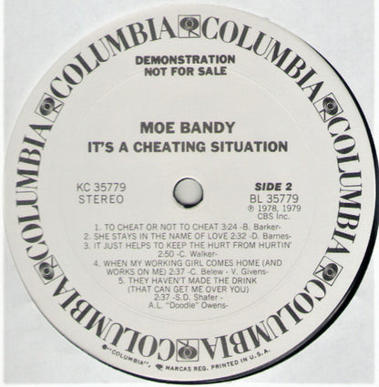 It's A Cheating Situation - secondary