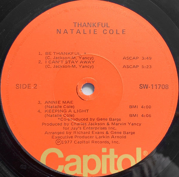 Natalie Cole - Thankful