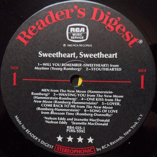 Nelson Eddy, Jeanette MacDonald - Sweetheart, Sweetheart