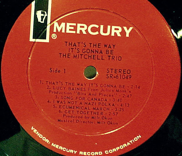 The Mitchell Trio - That's The Way It's Gonna Be
