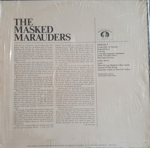 The Masked Marauders - secondary